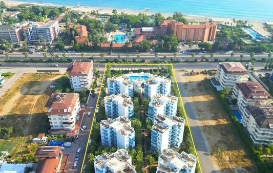 Satılık 2+1 Daire, Alanya-konaklı-beyaz Altın Sitesi