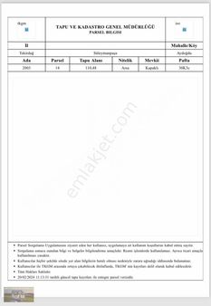 Tekirdağ Kapaklı Merkezde Satılık İmarlı Arsa