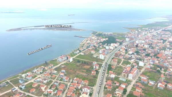 Çanakkale Lapseki Mecidiye'de Köprü Ve Boğaz Manzaral1 3600 M2 Süper Tarla