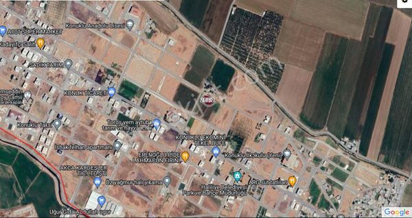 Babacandan Konuklu'da 5 Kat İmarlı Satılık Arsa