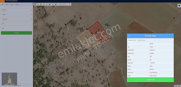 Prime Tower 'dan Tavas Garipköyde Satılık Tarlalar