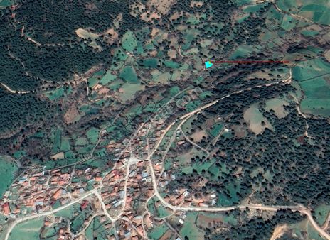 Çanakkale İli Yenice İlçesi Kızıldam Köyünde 549,00 M Kare Köy Yakını Tarla