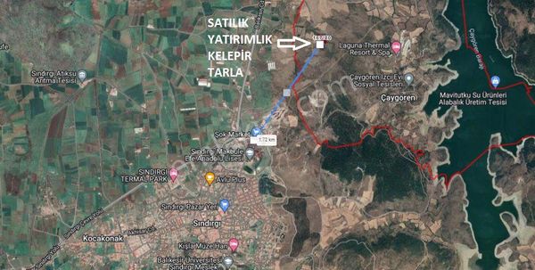 Sındırgı İlçesinin Bitişiginde Yatırımlık Kelepir Tarla