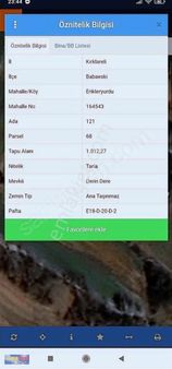 Erikleryurdu Köyüne 400 Mt Mesafede Satılık 1012 Tek Tapu Tarla