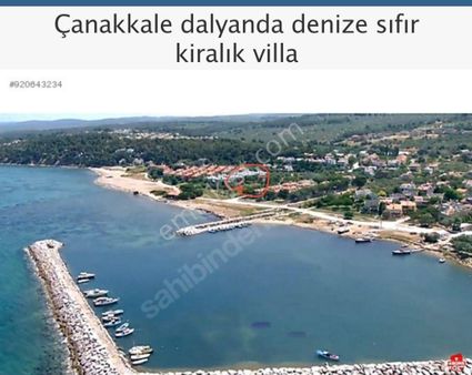 Hızır Turizm Emlak’ Dan Çanakkale, Ezine, Geyikli’ De 5+1 Kiralık Villa