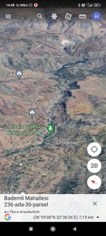 Konya Hadim Bademli 3.554 M2 Satılık Arazi