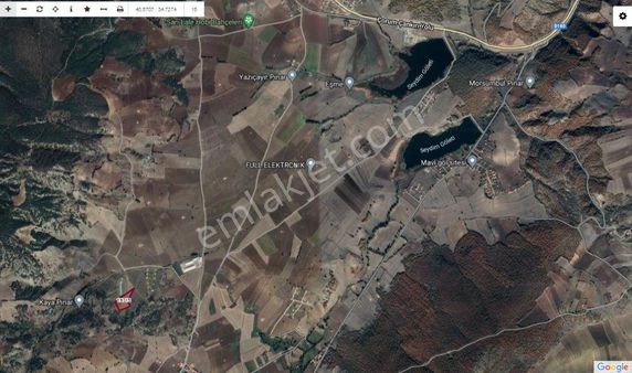 Güvenay - Çorum Seydim Köyü Mevkii 9 Dönüm Satılık Tarla