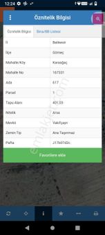 Buse Emlaktan Gömeç Karaağaçta %15 2.5kat Villa İmarlı Arsa