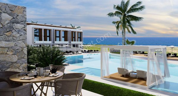 Kktc Kuzey Kıbrıs Natulux Girne Tatlısu 1+1 Daire Yatırımlık Döviz Getirili