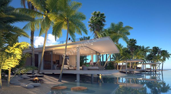 Kktc Kuzey Kıbrıs Hawaıı Homes Projesi 2+1 Penthouse Daire Yatırımlık Döviz Getirili