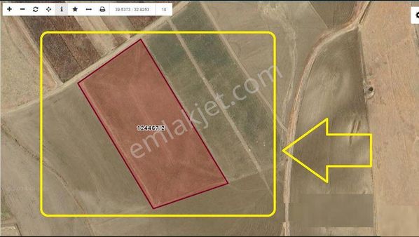 Gölbaşı Bağiçi 14 Dönüm Tek Tapu Tarla Karadeniz Emlaktan