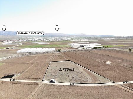 Antalya Elmalı Bozhüyük Mahallesinde Kadastrol Yola Cephe 2.780m2 Satılık Boş Tarla