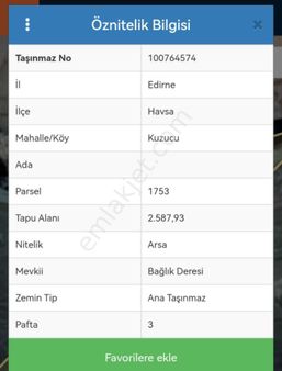 Edirne Merkez Havsa Da