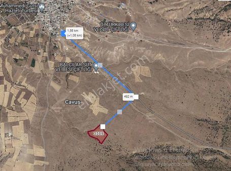 Konya Seydişehir Çavuş Mah. Satılık Tarla 22 300 M2 Ormana 100 Metre.