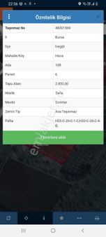 İnegöl Hocaköy’de Yatırımlık Tarla