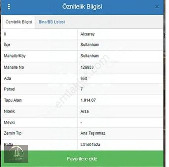 Aksaray Konya Yolunda Ticari Arsa