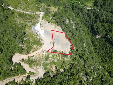 Obaalacami'de Ful Deniz Ve Vadi Manzaralı Hafriyatı Yapılmış Satılık 4250 M2 Tarla