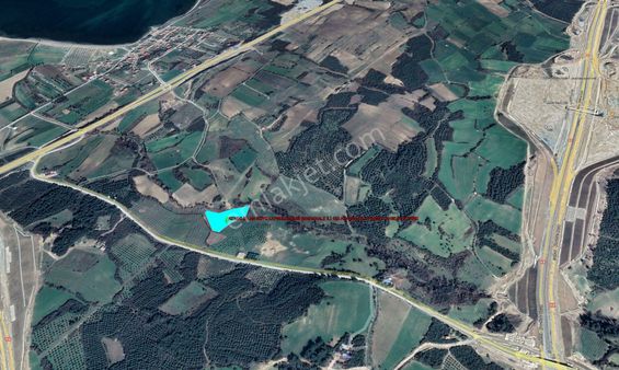 Lapseki Kemiklialan Da Full Boğaz Ve Köprü Manzaralı 8.180 M Kare Tarla