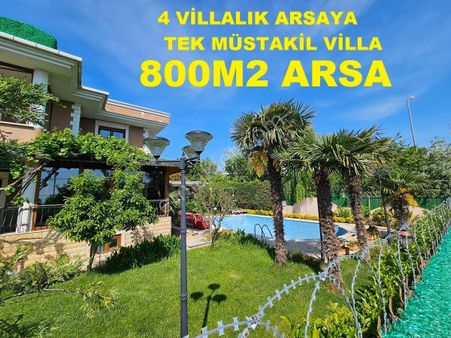 800m2! Arsa 7+2=450m2 Müstakil Muhteşem Villa Takas Olur