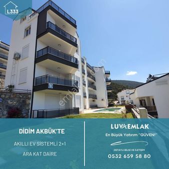 Didim Akbük'te Akıllı Ev Sistemli 2+1 Ara Kat Daire