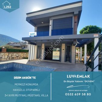 Didim Akbük’te Denize Yürüme Mesafesinde Özel Havuzlu Tam Müstakil 3+1 Sıfır Villa