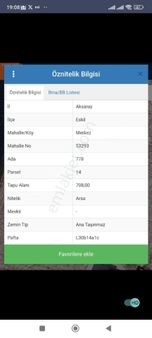 Eskil Merkezde İmarlı Arsa