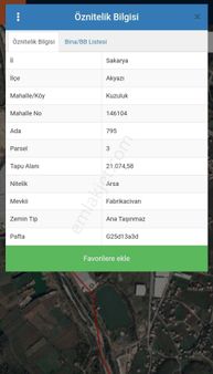 Remax Ay H. Kubilay Satılık Sanayi Arsa Kuzuluk Akyazı Sakarya