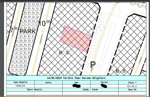 Çorlu Cemaliye Mahallesinde Bitişik Nizam 5 Kat İmarlı Arsa