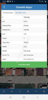 Tekirdağ Çorlu Önerler Mahallesinde 790m2 Satılık Villa Arsası