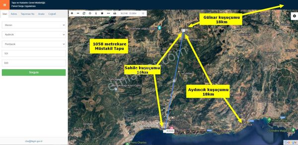 Pembecikte Müstakil Tapu 1058 M²