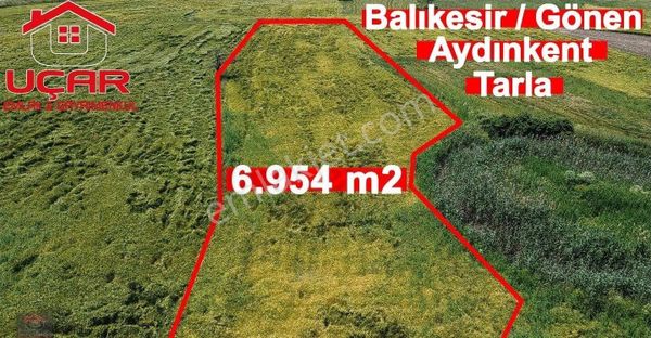 Uçar Emlak'tan Balıkesir/gönen Aydın Kent'te 6.954 M2 Tarla Denize Yakın