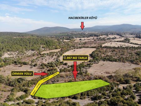 Çanakkale Bayramiç Hacıbekirler Köyünde Satılık Hobi Bahçesi