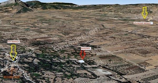 Gölpazarı Çımışkı'da Resmi Yolu Olan 1.282 M2 Satılık Bahçe