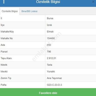 2900 M2 Arazi %50 Peşin Geri Kalan 12 Ay Taksit