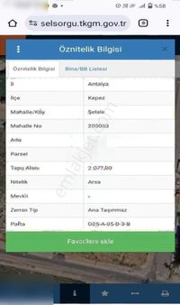 Antalya Kepez Şelale Mahallesinde Kat Karşılığı Köşe Arsa