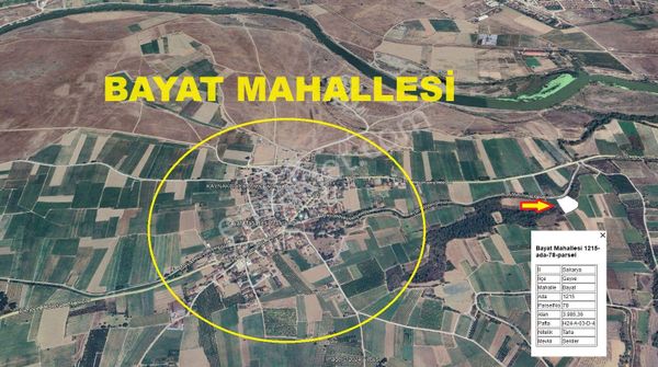 Geyve Bayat Mahallesi 3985 M² Arazi