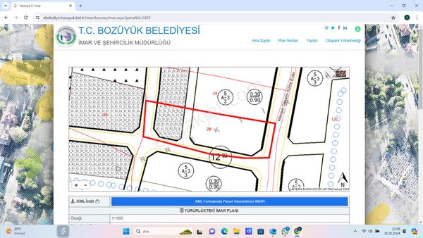 Bilecik Bozüyük İçköy Mevkii Satılık Arazi