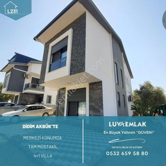 Didim Akbük’te Merkezi Konumda Tam Müstakil 4+1 Villa