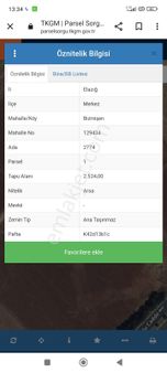 Bizmeşen De 5kat İmarlı %40 Kullanım İmarlı Çevre Yoluna Yakın Arsa