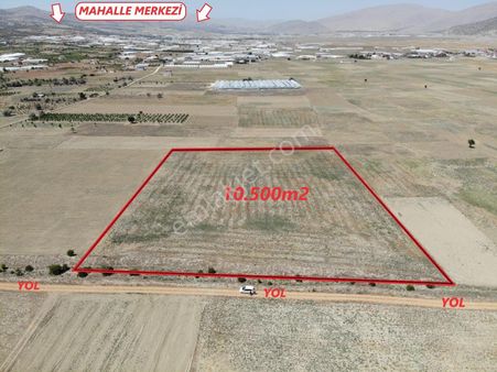 Antalya Elmalı Gölova Mahallesinde Yol Cephe 10.500m2 Satılık Tarla