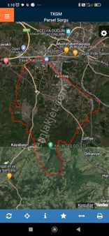 Bursa Mustafakemalpaşa Yalıntaş Mahallesi'nde Yola Cepheli 5800 Metrekare Tarla