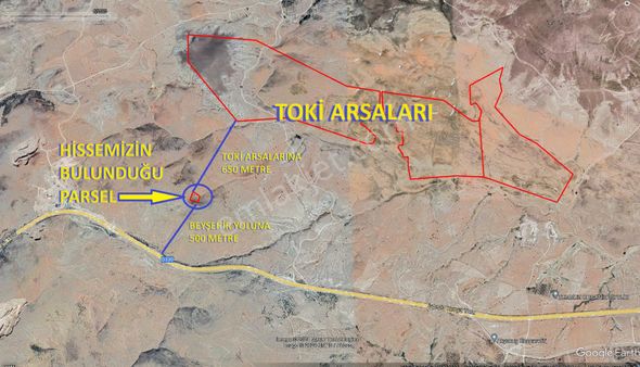 Sarayköy Beyşehir Yolu Ve Toki Arsaları Yanı Geleceği Parlak Hisse