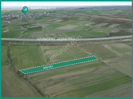 Edirne Uzunköprü Karapınar Satılık 268 M2 Tarla
