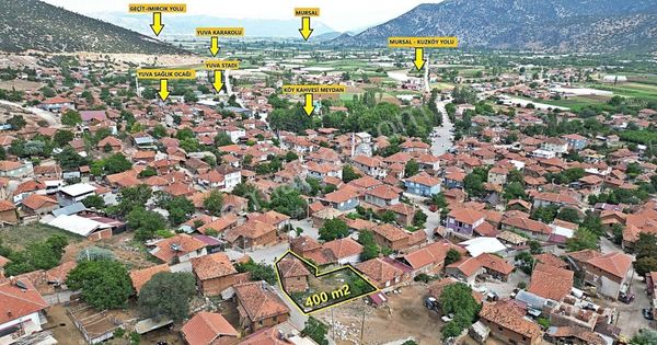 Antalya Elmalı Yuva Mah 400 M² Arsa İçinde Tek Katlı Müstakil Bahçeli Arsa Satılıktır