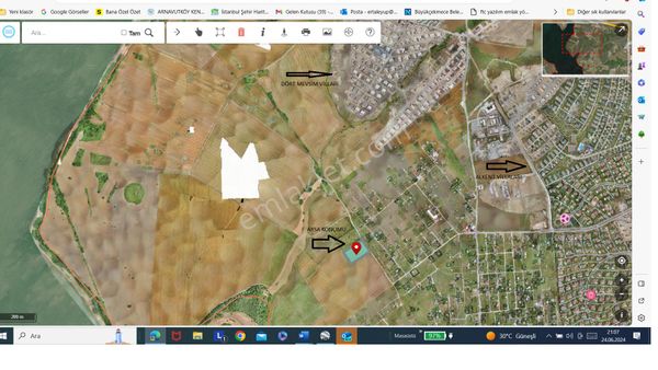 Eskicede Tek Tapu 10.000 M2 Arsa Fiyat 52.000.000₺