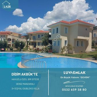 Didim Akbük'te Tam Müstakil Kompleks Site İçerisinde Satılık 3+1 Müstakil Villa