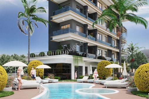 Alanya Oba Da 1+1 Uygun Fiyata Satılık Lüks Daire