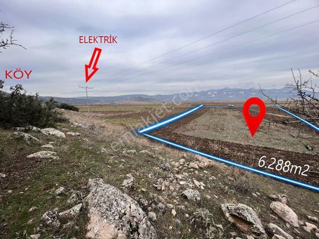 Burdur Yeşilova Sazak 6 Dönüm Yola Cephe 🟢 Göl Manzaralı 🟢 Köy Dibinde