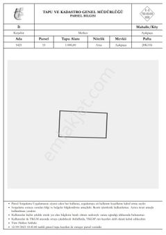 Yeni Vali Konağı Civarı Vilların Arasında 1000.m2.villa Arsası