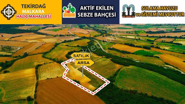 Malkara Haliç'te Yeri Muhteşem Tek Tapu, Uygun Fiyatlı Bahçe...